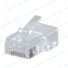 Коннектор Cabeus 8P8C RJ-45 под витую пару, категория 5e, универсальный, для проводников с толщ. по изол. до 1,05 мм
