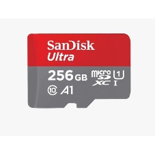 Флеш карта microSD 256Gb SanDisk microSDXC Class 10 Ultra UHS-I U1 A1 120Mb/s