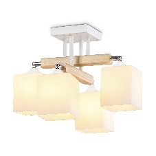Светильник Ambrella light TR9512/4 WH/CH/FR белый/хром/белый матовый E27*4 max 40W D567*266