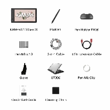 Сенсорный монитор Huion KAMVAS 13 Gen 3 Pink