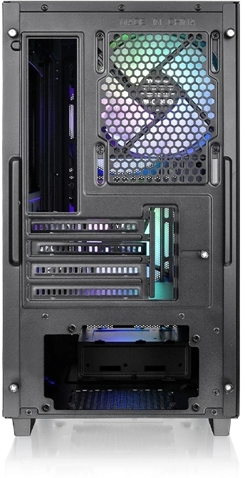 Корпус Thermaltake Versa H16 TG ARGB черный без БП mATX 11x120mm 7x140mm 2xUSB3.0 audio bott PSU