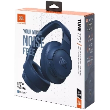 Беспроводные/проводные наушники JBL Tune 770NC синий, полноразмерные, Bluetooth + проводной, активное шумоподавление, до 70 ч