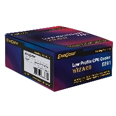 Кулер для процессора ExeGate Wizard EE91-PWM.RED серебристый, 90 мм, алюминий, 2400 об/мин, 24 дБ, 4 pin, 75 Вт, 45 мм