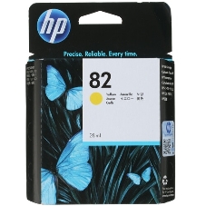 Картридж струйный HP №82 CH568A желтый для HP DJ 510 (28мл)
