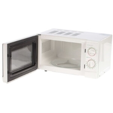 Микроволновая печь Mystery MMW-2012 белый, 20 л, 800 Вт, переключатели - поворотный механизм