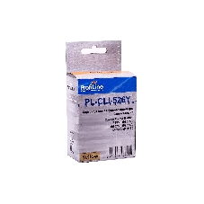 Картридж струйный ProfiLine PL-CLI-526Y с чипом для принтеров Canon Pixma IP4850/MG5150/MG5250/MG6150/MG8150 Yellow водн
