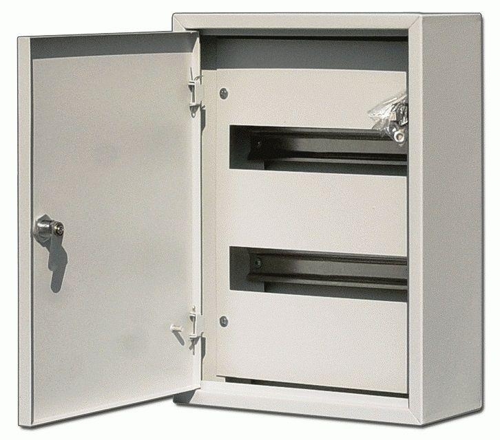 Корпус металлический навесной 400х300х120 24мод. IP31 ЩРН-24 DEKraft 30203DEK