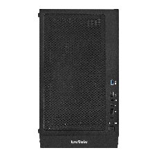Компьютерный корпус Miditower ExeGate EVO-5001A-450NPX (ATX, БП 450NPX с вент. 12 см, 2хUSB+1хUSB 3.0+HD Audio, черный, 3 вент.12см с RGb подсветкой, боковая панель - закаленное стекло)