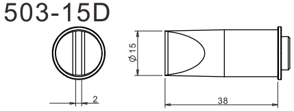Жало для паяльника Quick 503-15D