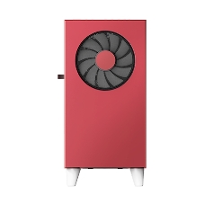 Компьютерный корпус WIZMAX EM1 Woofer, mATX, mITX красный, Mini-Tower, без БП, TG, 1x160мм + 1x120мм LED, 1xUSB-A 3.0 + 2xUSB-A 2.0