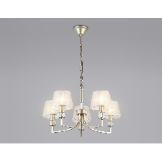 Люстра Ambrella light LH71214/5 CGD золото E14/5 max 40W D620*740