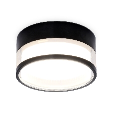 Светильник Ambrella light TN5506 SBK/CL черный песок/прозрачный GX53 D85*43