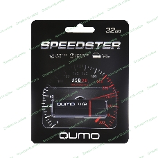 Флешка USB 3.0 QUMO 32Gb, Speedster черный