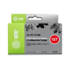 Картридж струйный Cactus CS-PFI107BK черный (130 мл) для Canon IP iPF670/iPF680/iPF685/iPF770/iPF780/iPF785