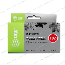 Картридж струйный Cactus CS-PFI107BK черный (130 мл) для Canon IP iPF670/iPF680/iPF685/iPF770/iPF780/iPF785