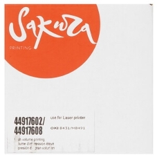 Картридж Sakura 44917608/44917602 для OKI MB491/B431, черный, 12 000 к.