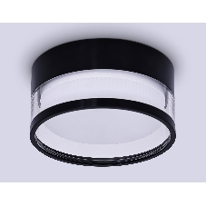 Светильник Ambrella light TN5506 SBK/CL черный песок/прозрачный GX53 D85*43