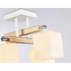 Светильник Ambrella light TR9512/4 WH/CH/FR белый/хром/белый матовый E27*4 max 40W D567*266