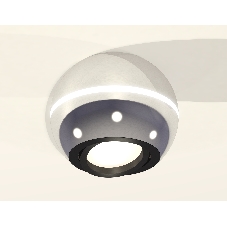 Светильник Ambrella Light XS1104010 PSL/PBK серебро полированное/черный полированный MR16 GU5.3 LED 3W 4200K (C1104, N7002)