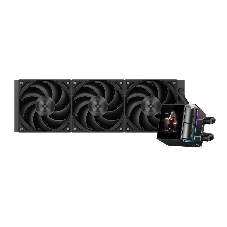 Система охлаждения Water Cooling System PCCooler DS360 Display BK (310W, 360мм, LED, Black, ARGb Pump/Fans: 3x120мм, 90.56CFM, 39.8dBA, 2500RPM/Pump height 65мм, 15dBA, 2600RPM, Rad thickness 27мм/S: 1851, 1700, 1200, 115X, AM5, AM4)