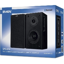 Акустическая система SVEN SPS-614 2.0 (2x20W, Bluetooth, дерево, black)