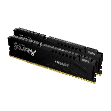 Оперативная память Kingston Fury Beast, DDR5, 64Gb (2x32 GB), 5600 MHz, CL36, радиатор, черный