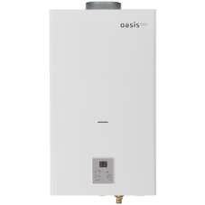 Водонагреватель газовый OASIS Home MW-12 белый, проточный, 12 л/мин, 24 кВт