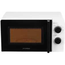 Микроволновая печь Hyundai HYM-M2047 белый, 20 л, 700 Вт, переключатели - поворотный механизм