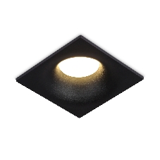 Встраиваемый точечный светильник Ambrella light TN102812 BK черный GU5.3 85*85*35