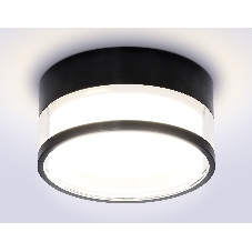 Светильник Ambrella light TN5506 SBK/CL черный песок/прозрачный GX53 D85*43