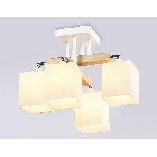 Светильник Ambrella light TR9512/4 WH/CH/FR белый/хром/белый матовый E27*4 max 40W D567*266