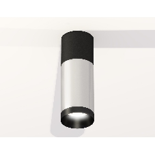Светильник Ambrella Light XS6324060 SSL/SBK/PBK серебро песок/черный песок/черный полированный MR16 GU5.3