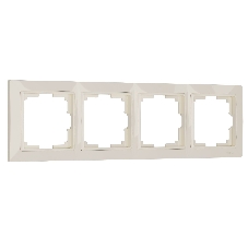 Рамка на 4 поста WERKEL (слоновая кость, basic) W0042003