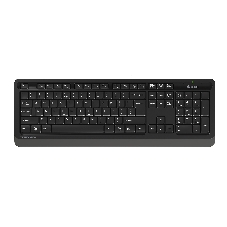 Комплект клавиатура+мышь A4Tech FStyler FG1010S беспроводной, USB, 2000 DPI, чёрный/серый