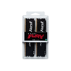 Оперативная память Kingston Fury Beast, DDR5, 64Gb (2x32 GB), 5600 MHz, CL36, радиатор, черный