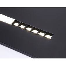 Светодиодная панель DPS1071 BK черный 48W 4000K 175-265V IP20 4080LM 595*595*14