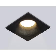 Встраиваемый точечный светильник Ambrella light TN102812 BK черный GU5.3 85*85*35