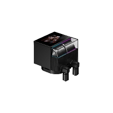 Система охлаждения Water Cooling System PCCooler DS360 Display BK (310W, 360мм, LED, Black, ARGb Pump/Fans: 3x120мм, 90.56CFM, 39.8dBA, 2500RPM/Pump height 65мм, 15dBA, 2600RPM, Rad thickness 27мм/S: 1851, 1700, 1200, 115X, AM5, AM4)