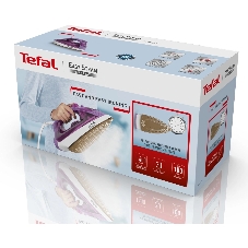 Утюг Tefal Steam Essential 2 FV1955E0 фиолетовый/белый, 1400 Вт, 20 г/мин, 100 г/мин, 220 мл