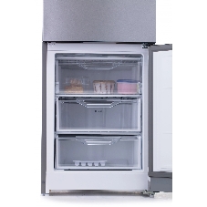 Холодильник Indesit DS 3200 G серебристый двухкамерный 252/87л морозилка снизу