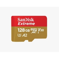 Флеш карта microSD 128Gb SanDisk microSDXC Class 10 UHS-I A2 C10 V30 U3 Extreme 190MB/s
