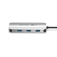 USB-концентратор Vention TQHHB, USB Type-C, USB/HDMI/RJ-45, USB Type-C