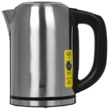 Чайник электрический BQ KT1827SW черный/серебристый, 2200Вт, 1.7л