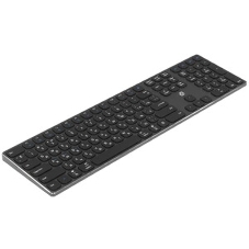 Клавиатура Oklick K867W беспроводная, Bluetooth, радиоканал, серый