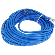 Патч-корд UTP Cablexpert PP12-10M/B cat.5e, 10м, литой, многожильный, синий