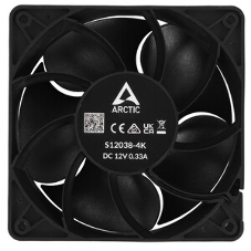 Вентилятор для корпуса Arctic S12038-4K черный, 120 мм, 4000 об/мин, 4 pin