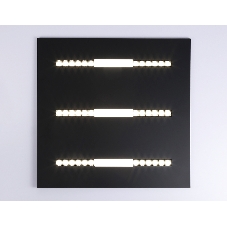 Светодиодная панель DPS1071 BK черный 48W 4000K 175-265V IP20 4080LM 595*595*14