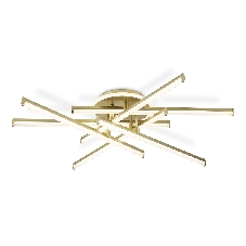 Потолочный светодиодный светильник Ambrella light FL6254 GD золото 97W 3000K-6400K 805*760*170 (ПДУ ИК)