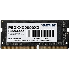 Оперативная память Patriot Signature, DDR4, 16GB (1x16 GB), 3200 MHz, CL22, SO-DIMM