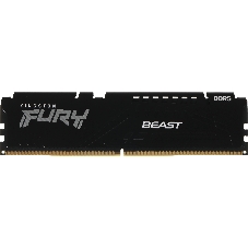 Оперативная память Kingston Fury Beast, DDR5, 64GB (2x32GB), 5600 MHz, CL40, с радиатором, чёрный